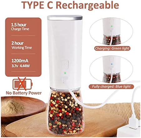 Refillable Pepper Mill Set for Home Use