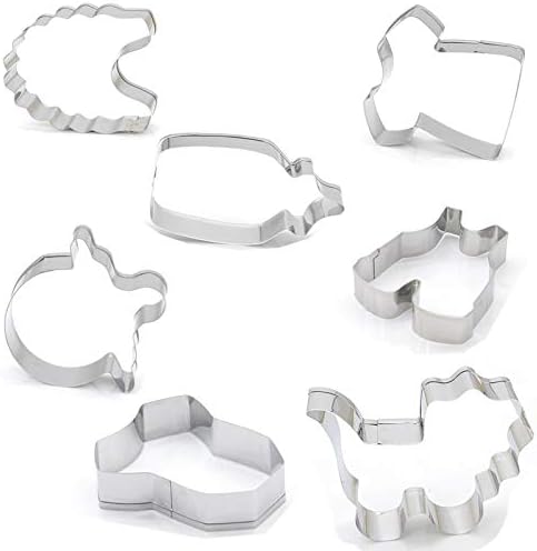 7-Piece Baby Shower Set Easy DIY Cookie Cutters for Baking Kle