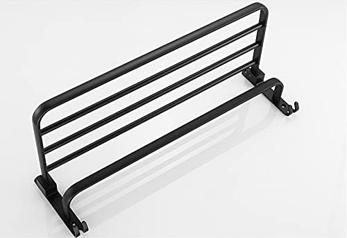DCIustfHE Aluminum Towel Rail Black