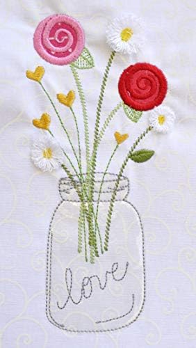 Kimberbell Fun with Fringe Jars of Seasonal Flowers