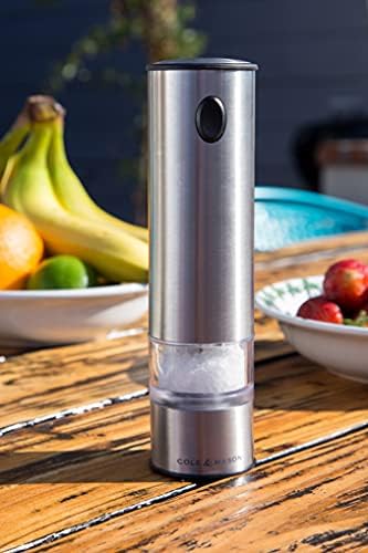 Cole Mason Battersea Electronic Salt Pepper Mill - 10 Words
