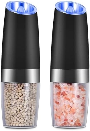 ALPENKOK 2Piece Electric Salt Pepper Grinder