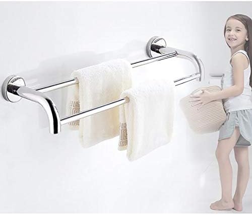 LUCEAE Wall-Mounted Towel Rack Double Hanger