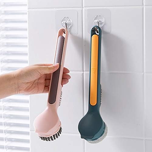 SUBINA 2 in 1 Dish Brush with Replaceable Head Green