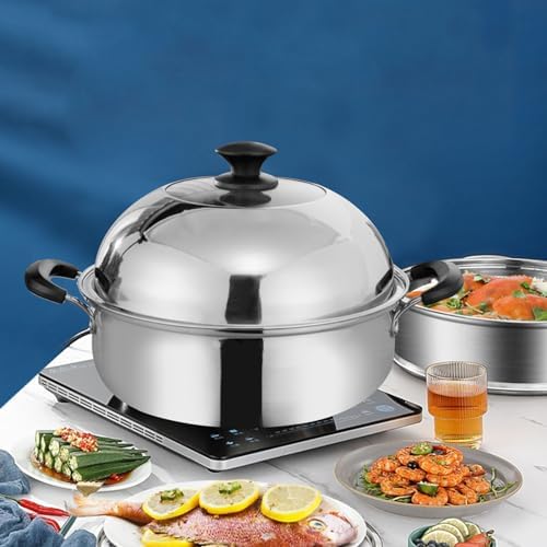 Sturdy STEamer Pot with Glass Lid
