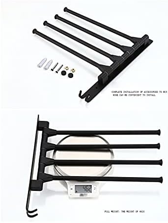 Premium Chrome Wall-Mounted Bathroom Towel Rail