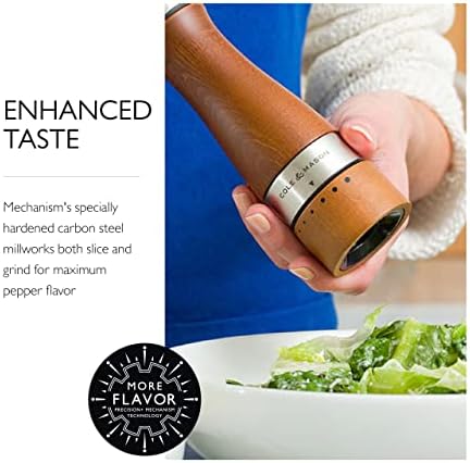 Tasteful Precision Salt Pepper Mill Set by Cole Mason