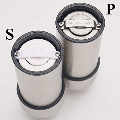 Chef Specialties 4 Inch Futura Salt and Pepper Mill Set