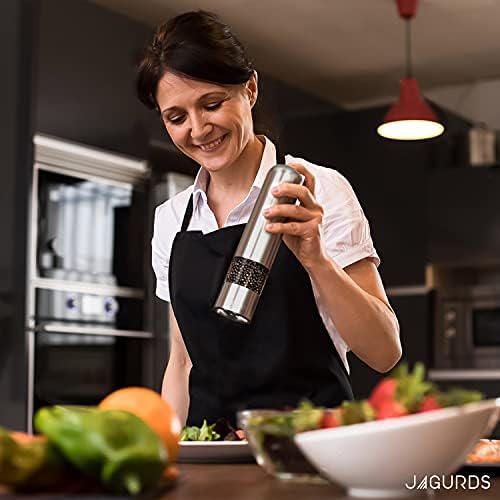 JAGURDS Electric Salt Pepper Grinder Set