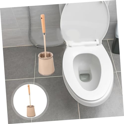 Anneome 1Set Toilet Brush with Long Handle and Holder