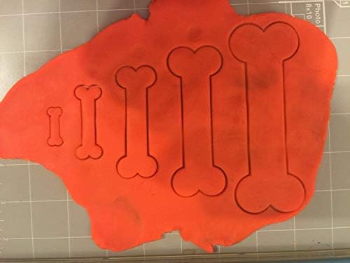 Precise 10-Piece Dog Bone and Paw Cookie Cutter Set
