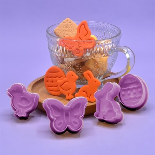 Heyiminy Easter Cookie Cutters Set 4Pcs