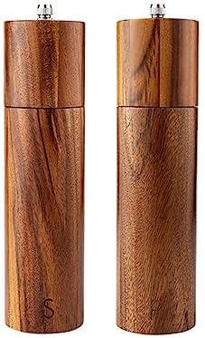 SKIHOT Wooden Salt and Pepper Grinder Set 2PC