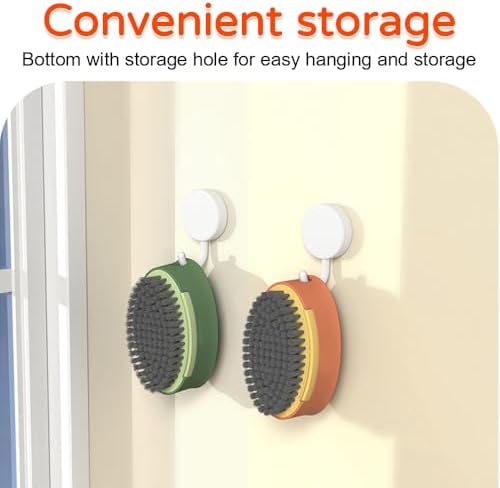 Dongker Hanging Vegetable Brush Soft Hard Bristle for Cleaning Vegetables Clothing