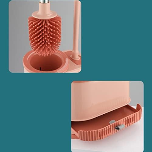 INKTUS - Detachable Toilet Brush Set with No-Slip Handle for Easy Cleaning