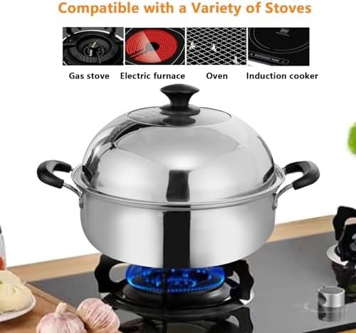 Sturdy STEamer Pot with Glass Lid