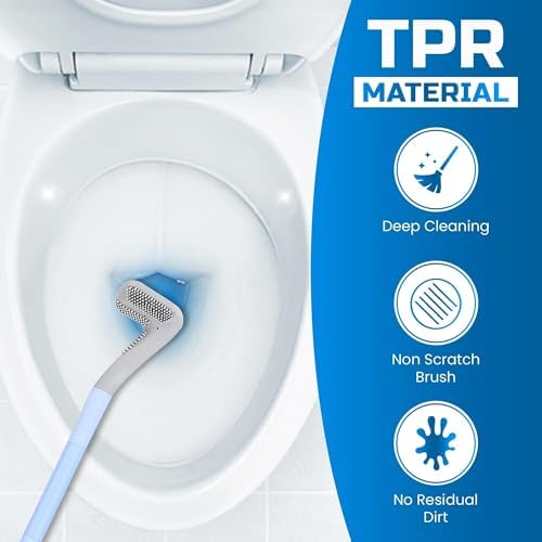 SIUSYACI Golf Toilet Brush Effortless Long Handle for Deep Cleaning