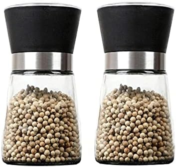 Adjustable Stainless Steel Salt Pepper Mill Set for Kitchen Gifting