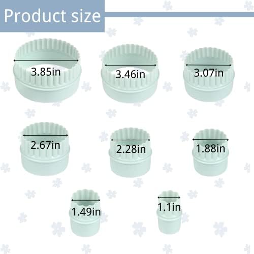High-Quality Plastic Cookie Cutters Set of 8
