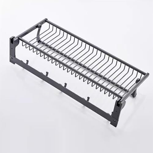 Aluminum Nordic Towel Rack with Mesh Basket Wall-Mounted