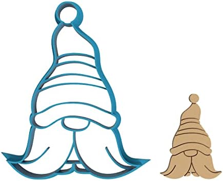 Gnome in Tall Hat Cookie Cutter for Sugar Cookies and Fondant