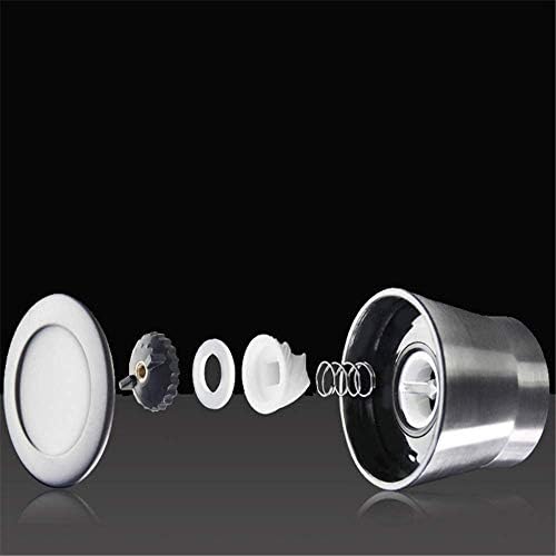 Professional Salt and Pepper Grinder Set with Stainless Steel and Transparent Acrylic