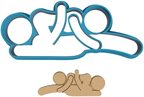 4 Inch Cookie Cutter Blue Easy Release Non-Stick 5mm Thickness