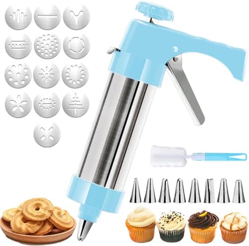 Stainless Steel Spritz Cookie Press Decorator