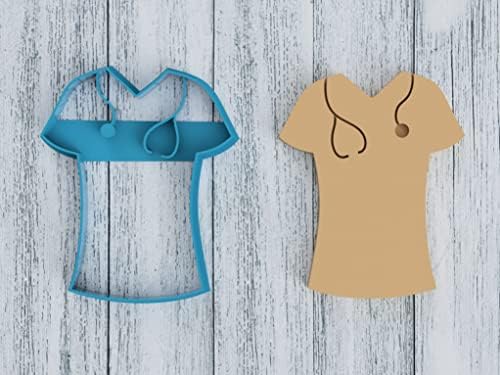 Nurse Scrubs Cookie Cutter