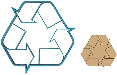 Eco-Friendly Recycle Symbol Cookie Cutter 4-Inch