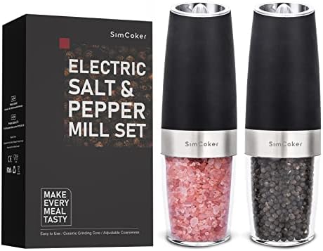 SimCoker - Gravity Salt and Pepper Grinder Set