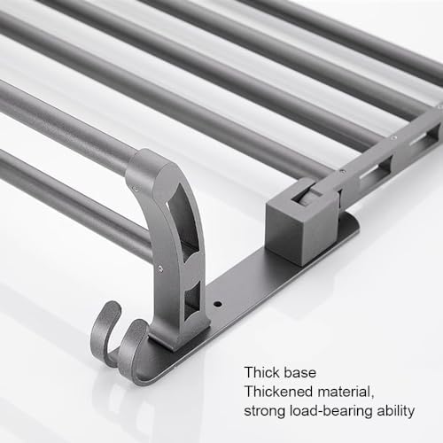 Foldable Towel Holder with Wall-Mounted Design