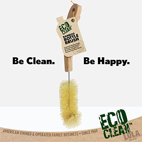 Perfect Eco-Cleaning Bamboo Bottle Brush by Lola