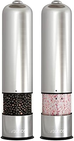 JAGURDS Electric Salt Pepper Grinder Set