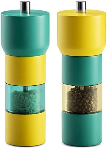 MITBAK BlueYellow Salt and Pepper Grinder Set