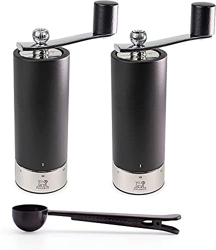 Peugeot Isen uSelect Salt Pepper Mill Set 18cm Black
