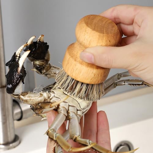 Bamboo Round Palm Pot Scrubbers 2-Pack