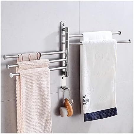 BECBco Magnetic Wall Mount Towel Holder Stainless Steel Bathroom Towel Rail