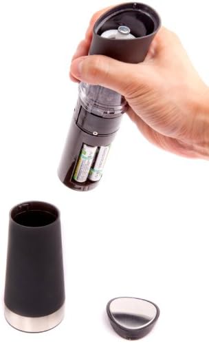 Ozeri Graviti Pro Electric Salt and Pepper Grinder Set BPA-Free