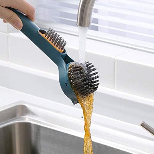 SUBINA 2 in 1 Dish Brush with Replaceable Head Green