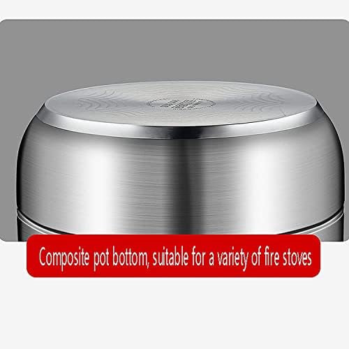 Top Choice 304 Stainless Steel Soup Pot with Lid 115L Capacity