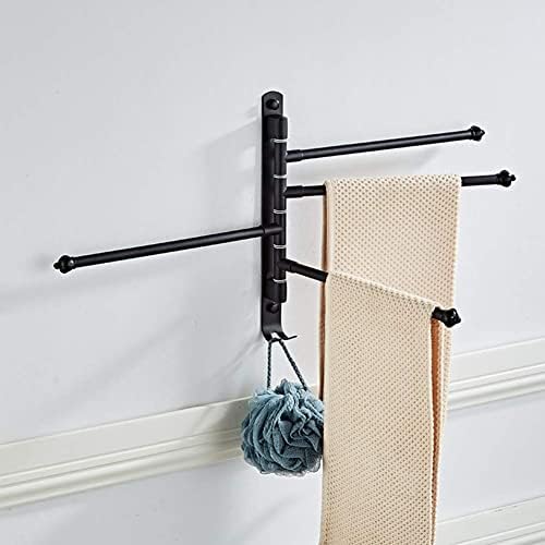 Bathroom Towel Swivel Holder with 4 Bars