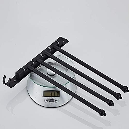 Bathroom Towel Swivel Holder with 4 Bars