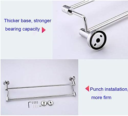 LUCEAE Double Towel Bar Stainless Steel