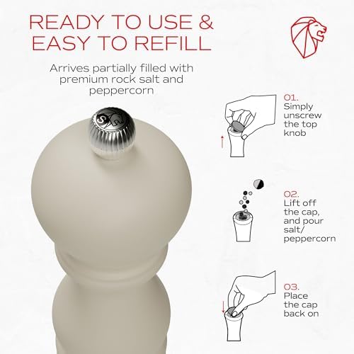 Peugeot Paris uSelect 7 Salt Pepper Mill Set - Manual Mills