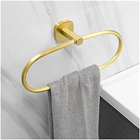 Brushed Gold Towel Rack for Bathroom and Kitchen