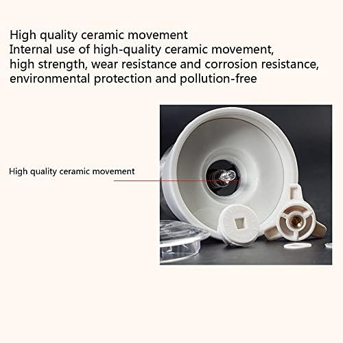 Sakhggye Salt and Pepper Grinders Ceramic Grinder for Adjustable Strength