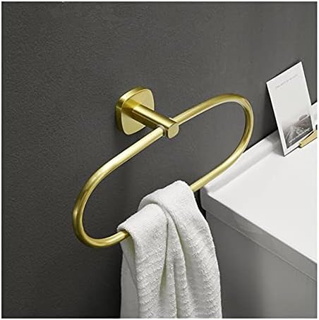 Brushed Gold Towel Rack for Bathroom and Kitchen
