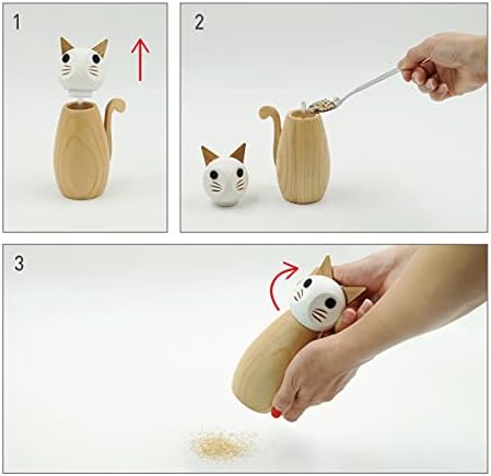 High-Quality Cat-Friendly Wooden Pepper Mill