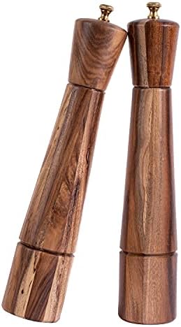 Stylish 32cm Salt and Pepper Mill Set - Perfection in Handmade Design